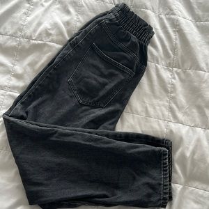 Zara paper bag high waisted denim